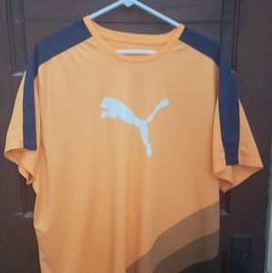 Men's x large orange puma t shirt